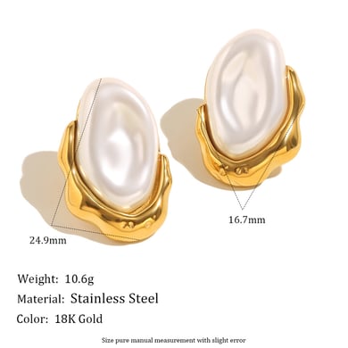 1 Stück einfache, elegante, unregelmäßig geformte Edelstahlringe mit Edelsteinen für Damen h5 