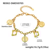 RE002-D Gold DIY Bracelet 16+5cm Picture24