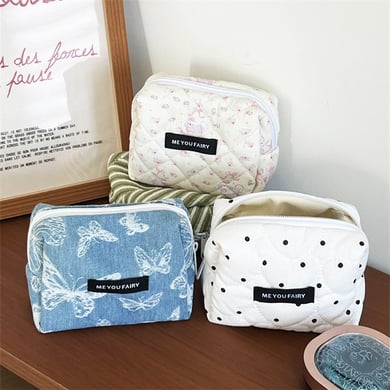 1 Piece Simple Series Casual Polka Dots Polyester Women's Makeup Bags h5 Picture2