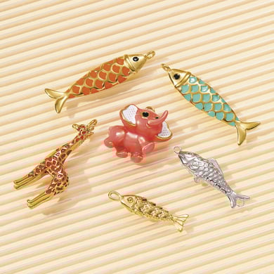 1 colgante clásico de acero inoxidable con forma de animal para mujer h5 Imagen5