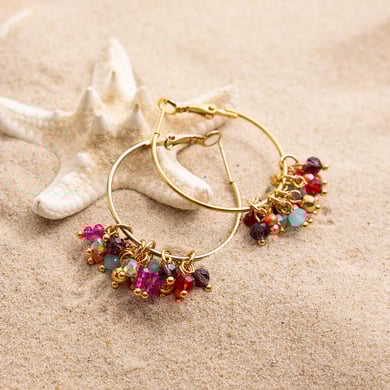 Collier avec pendentif coquillage en acier inoxydable doré pour femme, 1 pièce h5 Image8