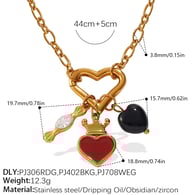 XL518G1 gold necklace Picture10