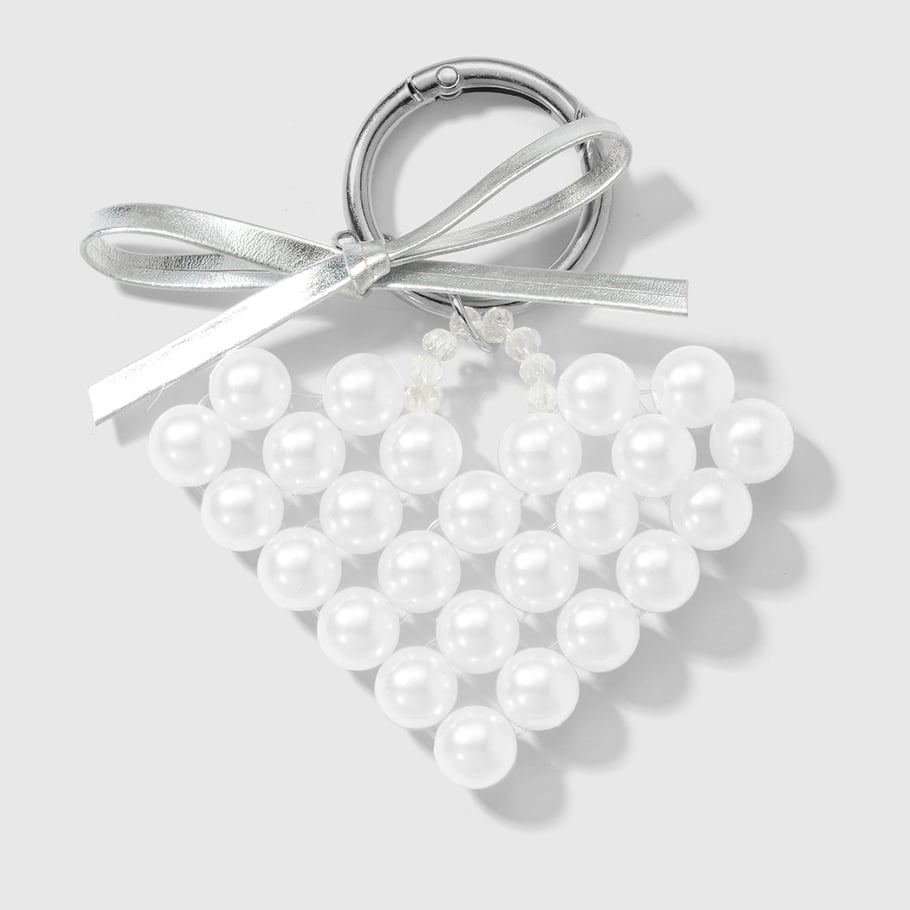 1 Piece Beaded Heart Bag Charm Picture9