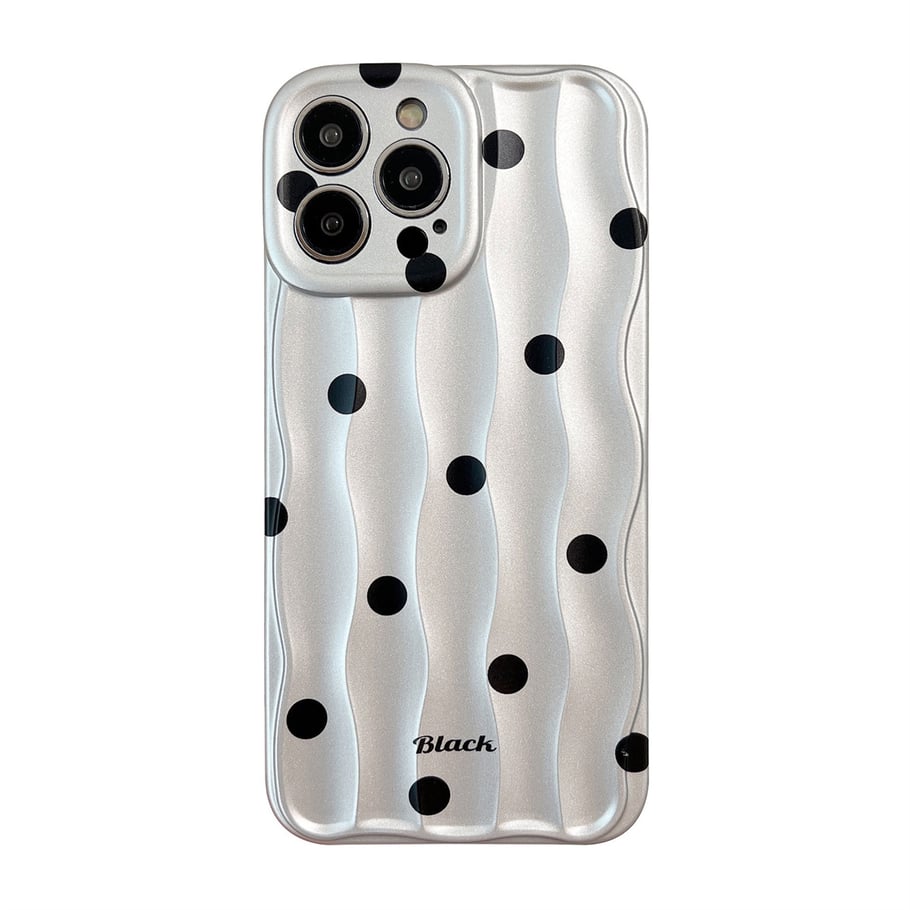 1 Piece High-end Light Luxury  Heart and Polka Dots Women's Phone Cases Picture4