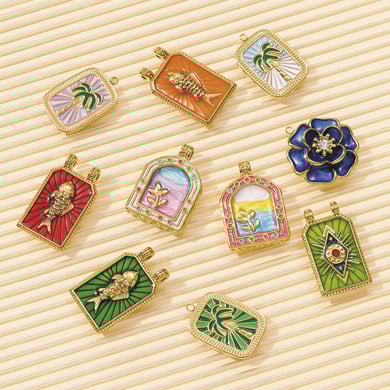1 Piece Classic Tarot Stainless Steel Women's Pendants h5 Picture5