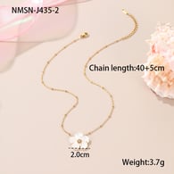 NMSN-J435-2 Flower Pendant Necklace Picture2