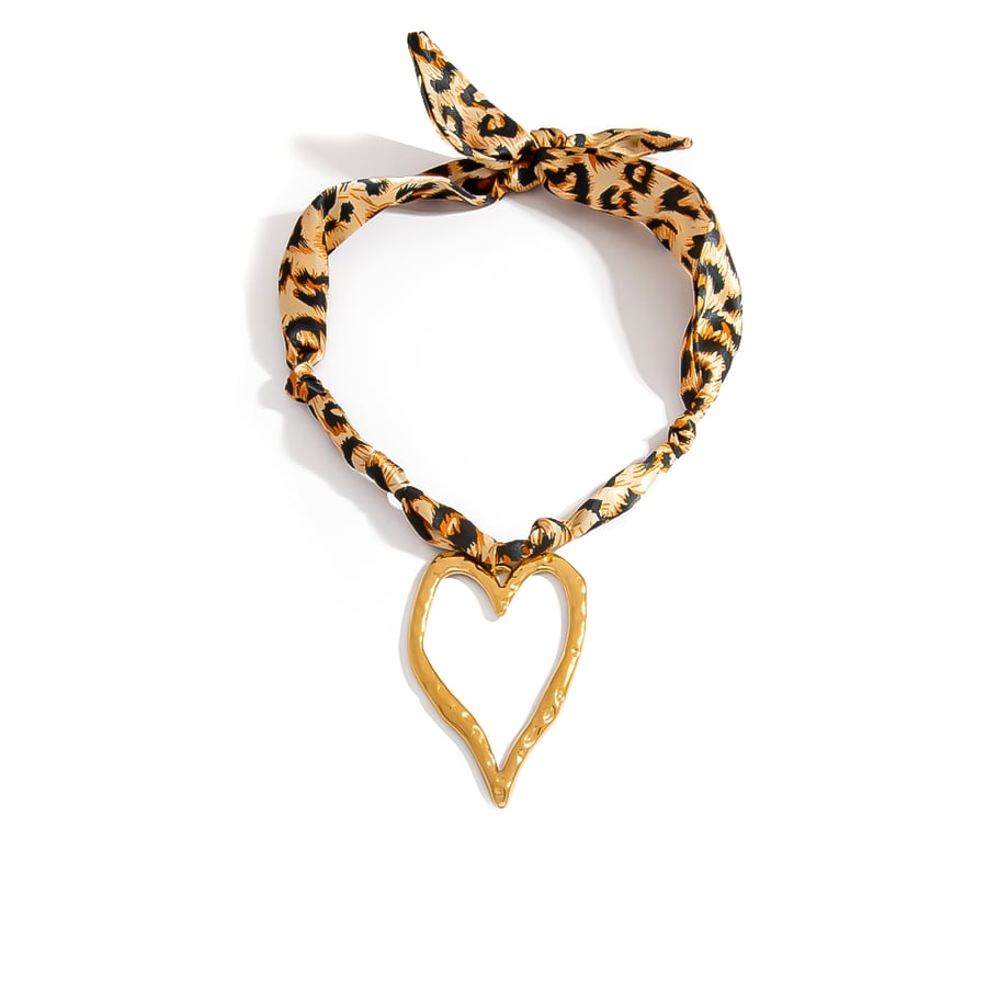 1 Piece Simple Series Elegant Heart Silk  Women's Pendant Necklaces 