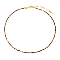 Natural Stone Short Necklace-Tiger Eye Picture31