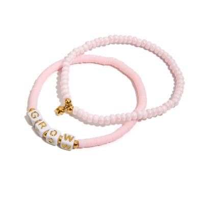 1 stuk zoete letterkralen plastic goudkleurige dames kralen armbanden h5 