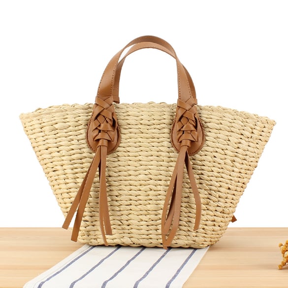 1 Stück einfarbige Handtasche