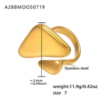 A288-Anello in oro/Numero 7 Immagine15