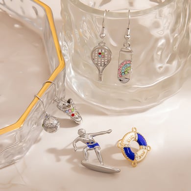 Simple Irregular Shape 925 Sterling Silver  Women's Drop Earrings h5 Picture3