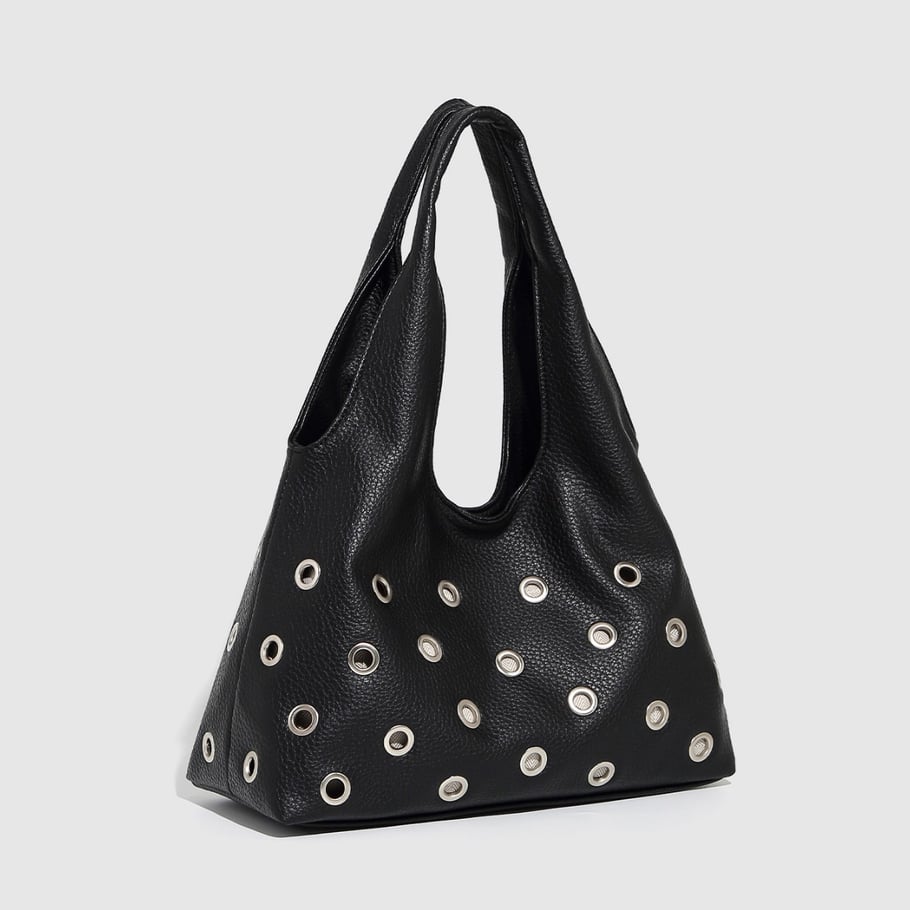 1 PieceLight Luxury Solid-color Rivet with Large Capacity Women’s Shoulder Bags h5Picture2
