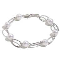 Imitation Pearl Bracelet-Steel Picture2