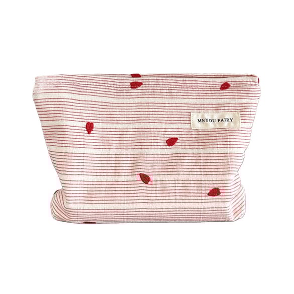 1 Piece Sweet Pink Heart-themed Women's Makeup Bag