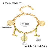 RE002-L Gold DIY Bracelet 16+5cm Picture16