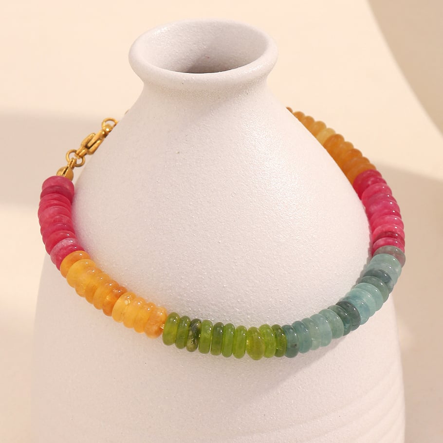 1 Piece Elegant Beads Natural Stones Women's Beaded Necklaces Picture4