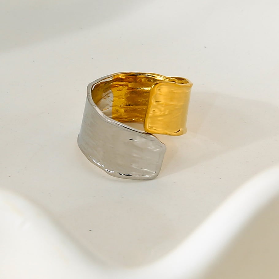 1 stuk gemengde kleur roestvrijstalen ring Afbeelding4