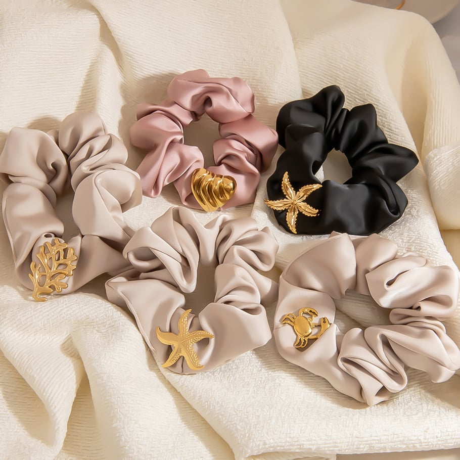 Light Luxury and Simple Women's Hair Rings with Starfish Accessories h5Picture3