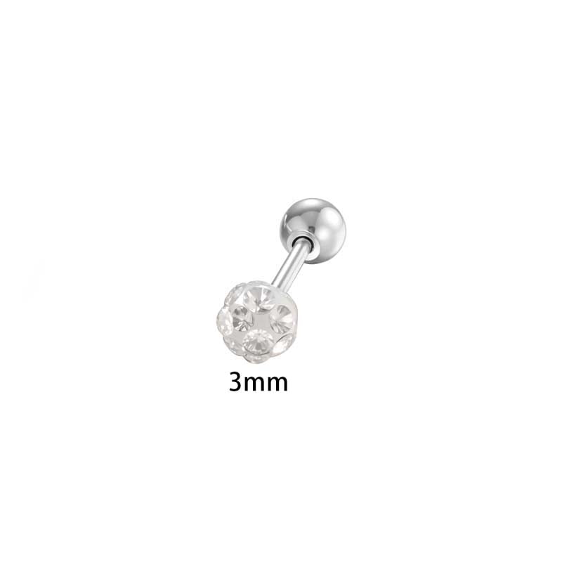 1 Adet Küresel Piercing Küpe Resim2