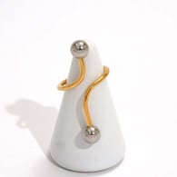 Gold and silver color/One size/金银色1 