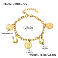 RE002-U Gold DIY Bracelet 16+5cm Picture7
