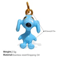 PJ640BEG Blue Oil Drop Pendant Picture4
