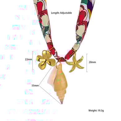 1 pezzo esagerato collana con ciondolo a forma di ferro di cavallo in acciaio inossidabile color oro da donna h5 