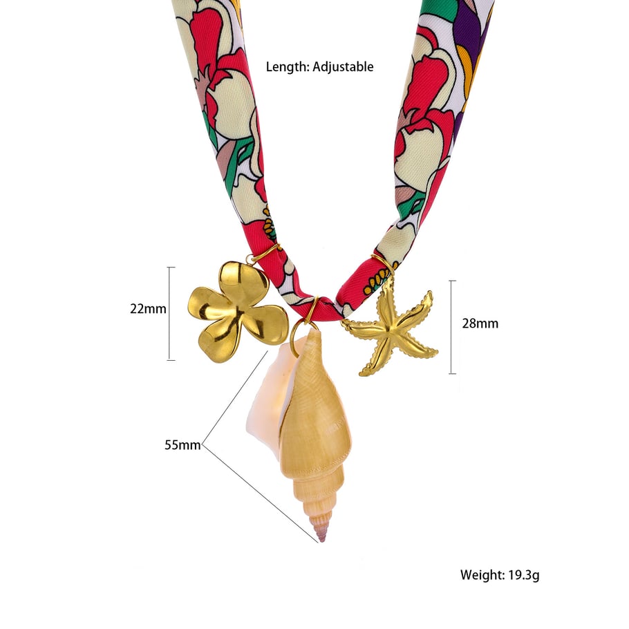 1 pezzo esagerato collana con ciondolo a forma di ferro di cavallo in acciaio inossidabile color oro da donna 