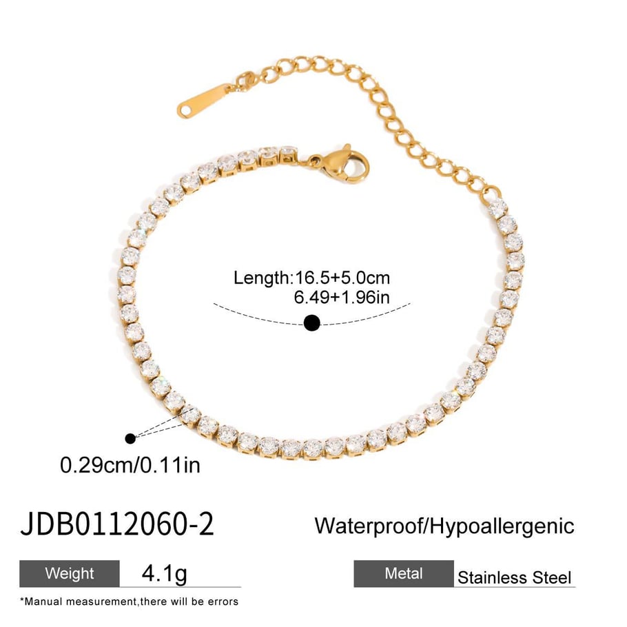 1 Piece Classic Star Stainless Steel Gold Color Women's Bangles 