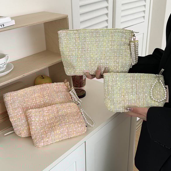 1 Piece Simple Series Classic Mixed Color Polyester Women's Makeup Bags 2