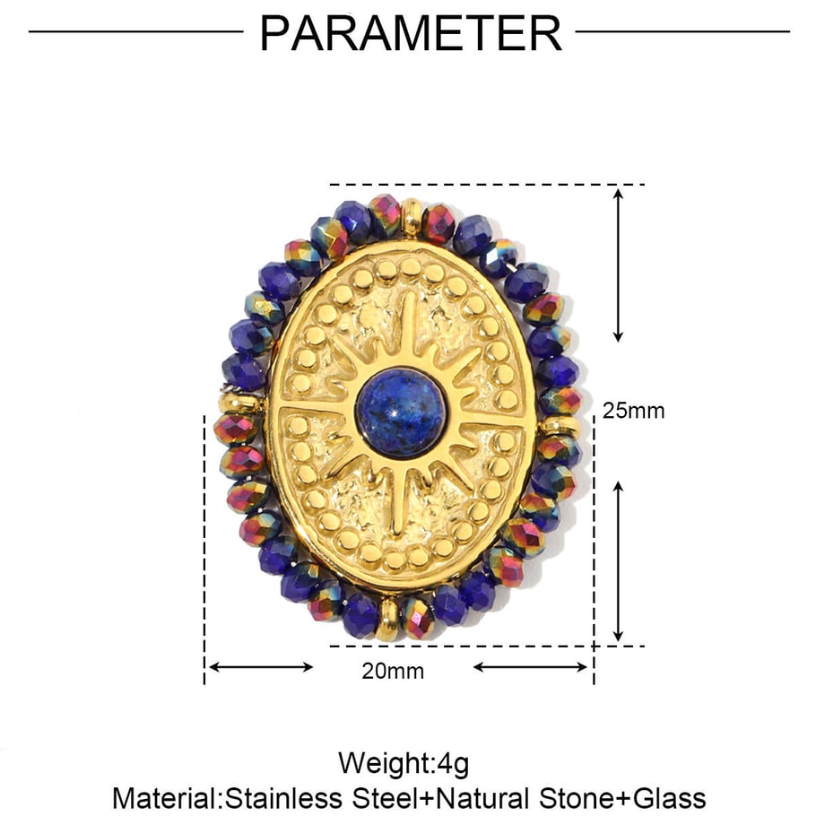 1 pieza de colgantes de piedras naturales de forma irregular para mujer Imagen2