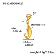 D342-2 pendenti in oro Immagine3