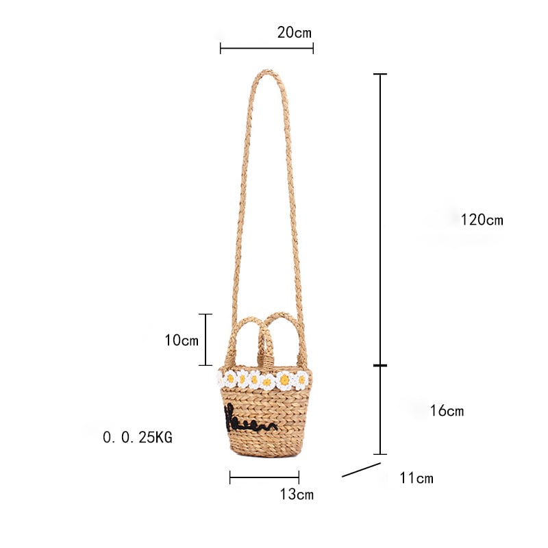 1 Piece Solid Color Bucket Bag 