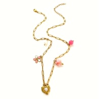 Collana a forma di cuore 