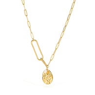 GX2668-Steel Necklace Gold Picture4