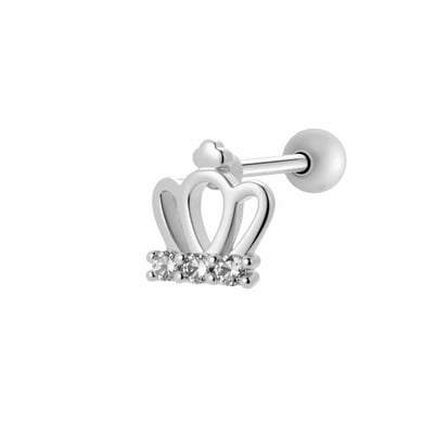 1 Piece Butterfly Copper Gold Color Zircon Piercing Earring h5 