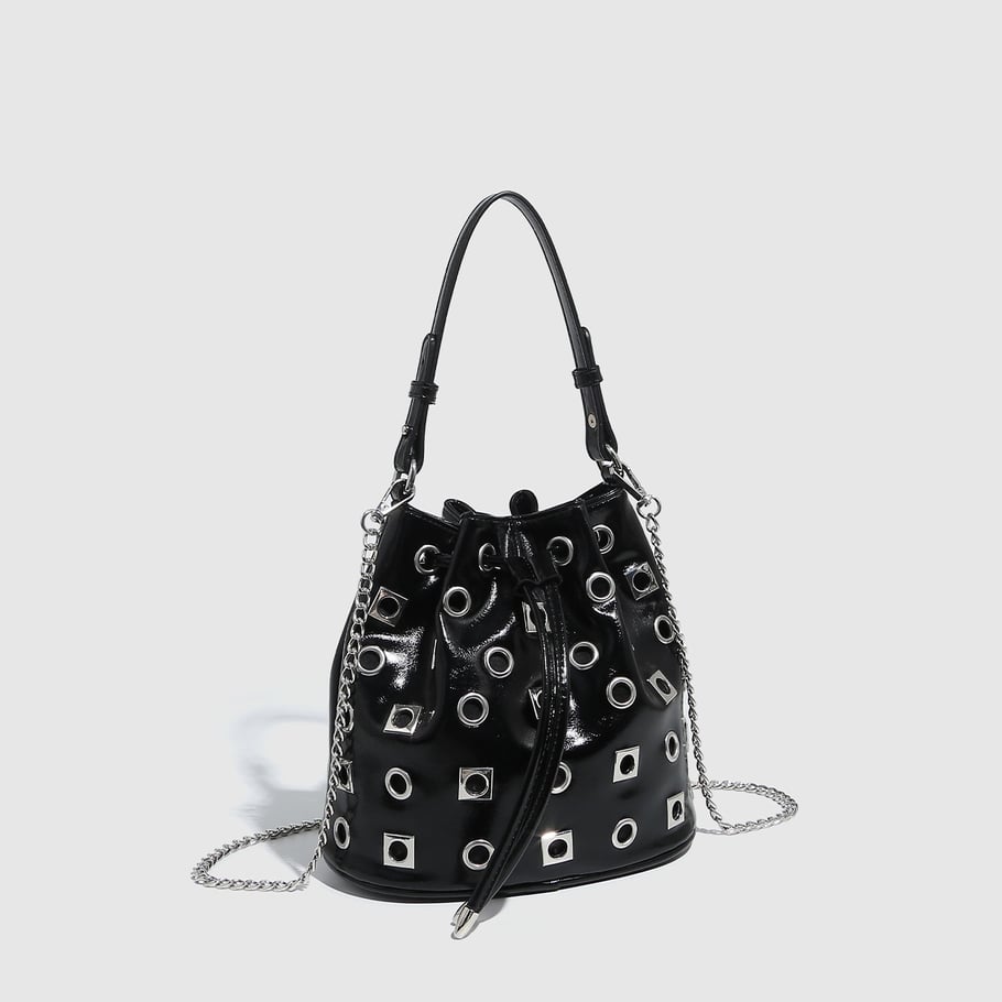 1 Piece Luxurious Fashionable and Classic Rivet Women's Shoulder Bags Picture4