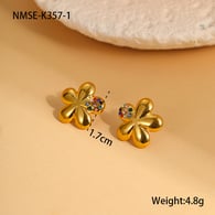 NMSE-K357-1 Gold earrings 