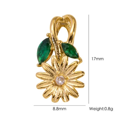Three Dimensional Cute Fruit Series Stainless Steel DIY Pendant h5 