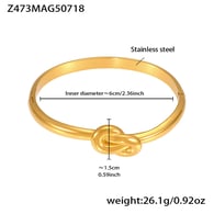 Z473-Bracciale Twist in oro 