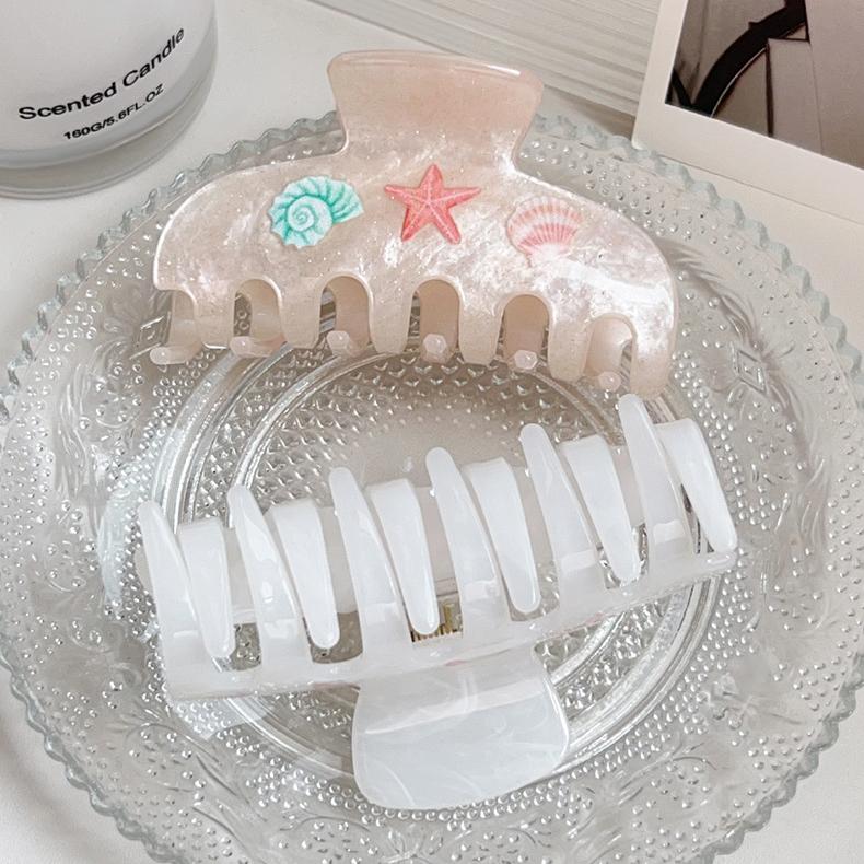 1 Piece Vacation Starfish Acrylic Women's Hair Claws Picture3