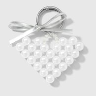 1 white heart keychain Picture2