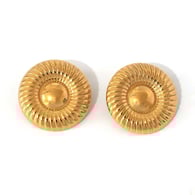 Gold color/One size/1对耳钉 