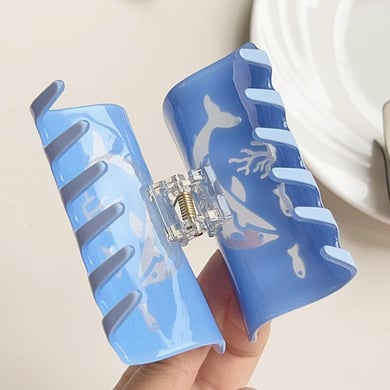 1 Piece Dolphin Acrylic Women's Hair Claws h5 Picture5