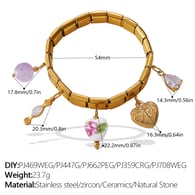 SL29G13 multi-element bracelet Picture3