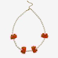 Orange Crab Necklace Picture2