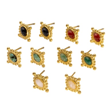 1 Pair Simple  Elegant Irregular Shape Stainless Steel Women's Stud Earrings h5 Picture4