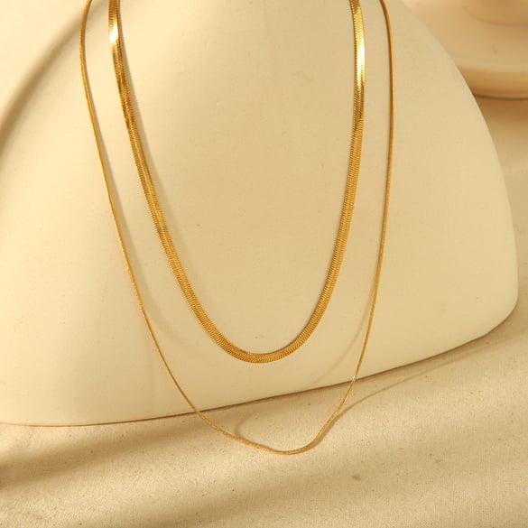 Simple Detachable Women's Stainless Steel Necklaces 2