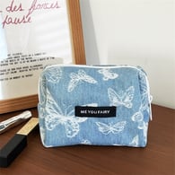 Denim butterfly.Small square bag Picture3
